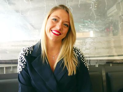 Sublime 25-year-old blonde slut, Ashley reveals her fat slut temperament to us! - Tonpornodujour.com